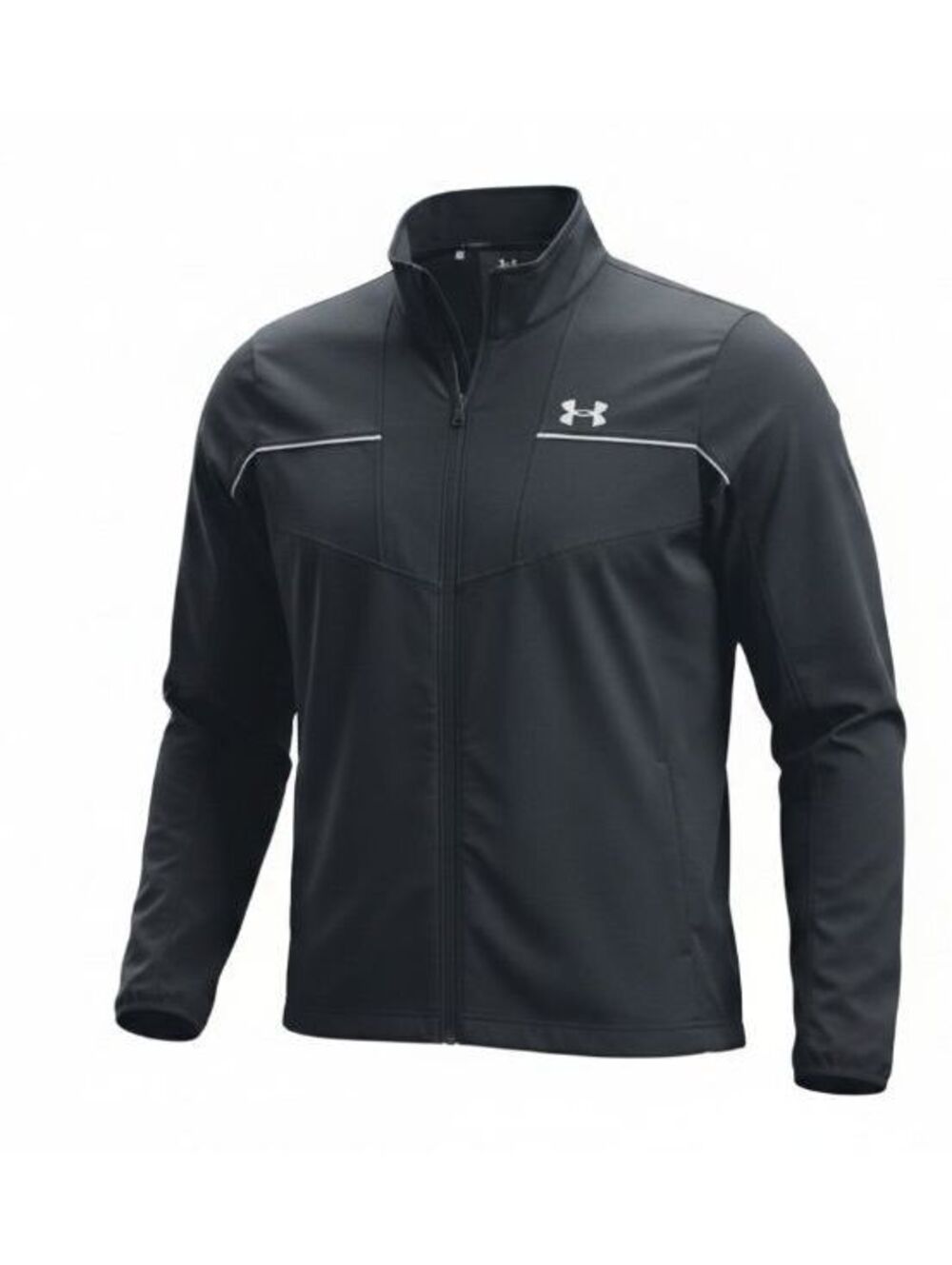 Under Armour Storm Windstrike Golf Jacket Mens Large L Black Full Zip Loose Fit